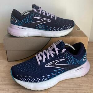 Brooks Glycerin 20 Navy Blue/Purple Women Running Sneakers -Size 9.5